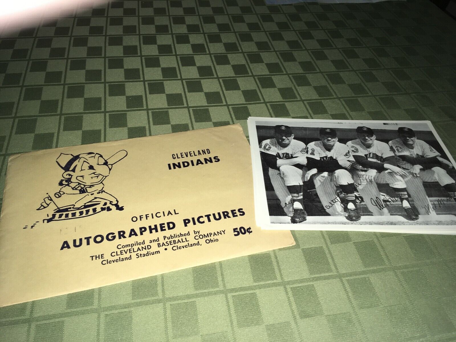 Cleveland Indians 1962 Baseball Picture Pack Set of 21 WEnvelope