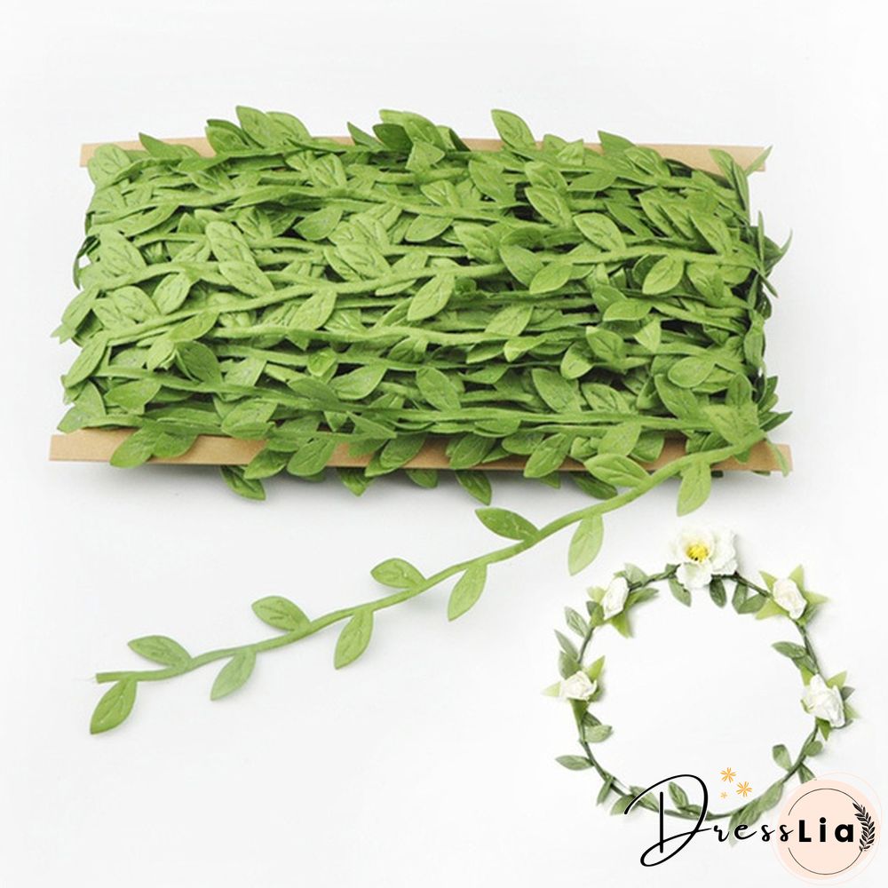 10/40M/100M Artificial Vines Eucalyptus Leaf Garland DIY Greek Wild Jungle Decorative Botanical Greenery for Home Wall Garden Wedding Party Wreaths