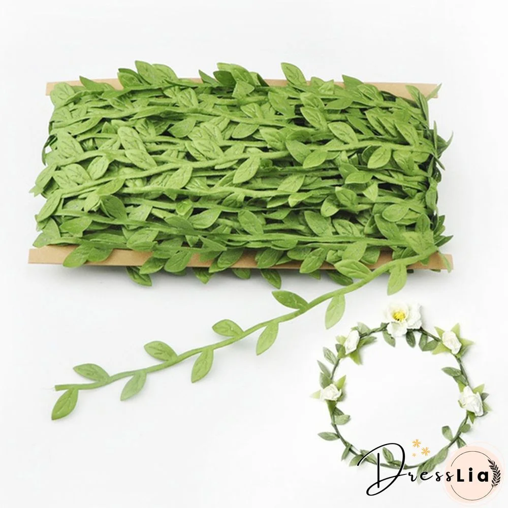 10/40M/100M Artificial Vines Eucalyptus Leaf Garland DIY Greek Wild Jungle Decorative Botanical Greenery for Home Wall Garden Wedding Party Wreaths