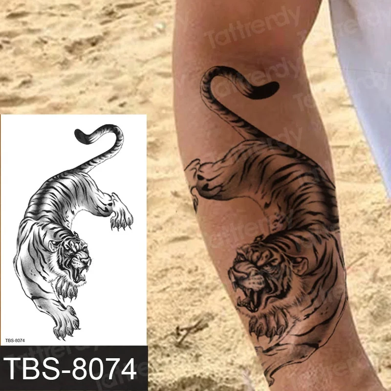 temporary tattoo phoenix dragon animals tattoo art body stickers women men legs sexy tatoo fake waterproof decal sheet water