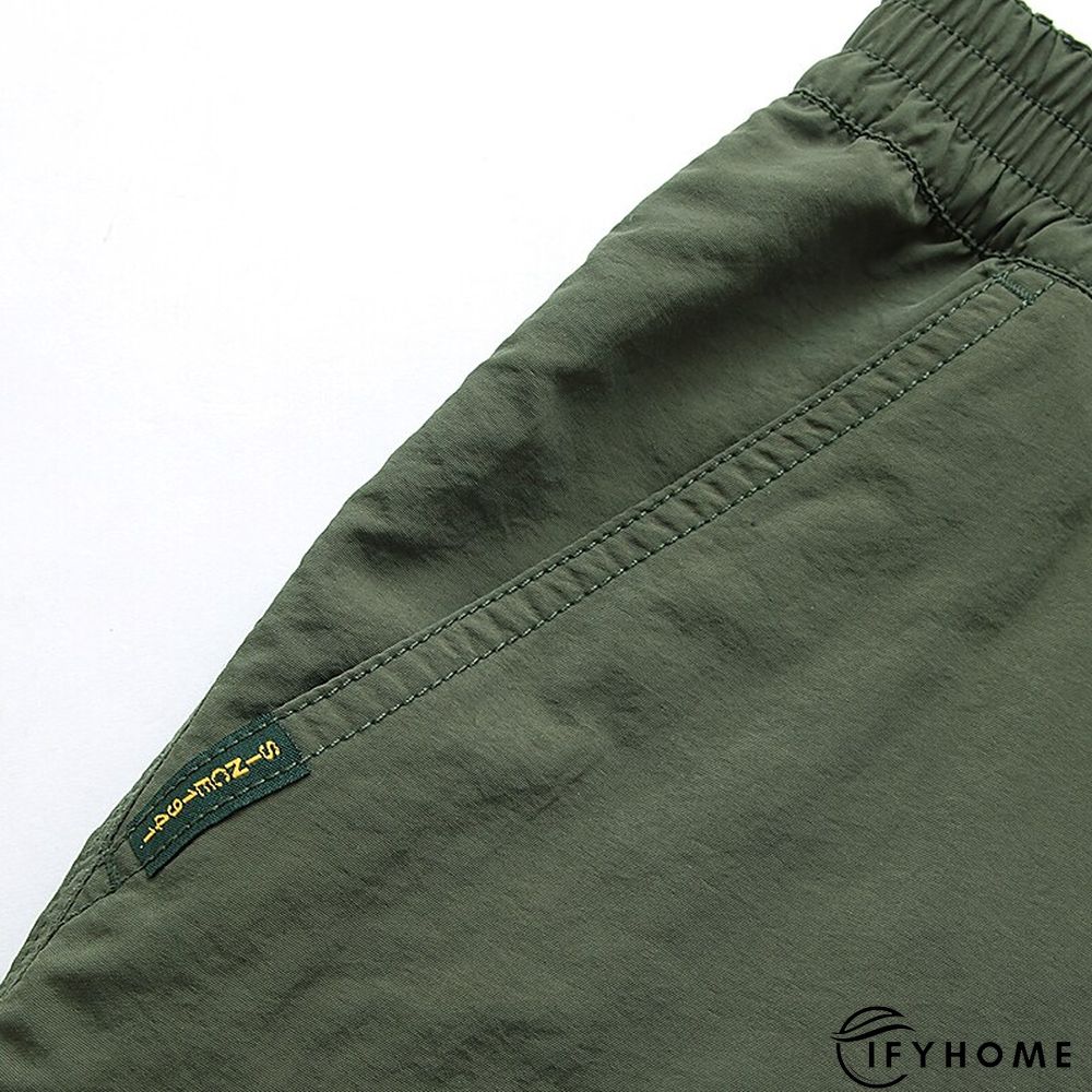 Men's Cargo Pants Hiking Pants Trousers Tactical Pants Military Summer Outdoor Ripstop Breathable Water Resistant Quick Dry Pants / Trousers Bottoms 6 Pockets Elastic Waist Black Army Green Hunting | IFYHOME