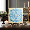 (30x30cm)DIY Pearl Painting Framed Mandala Handmade Pearl Material Art Kit Living Room Decor