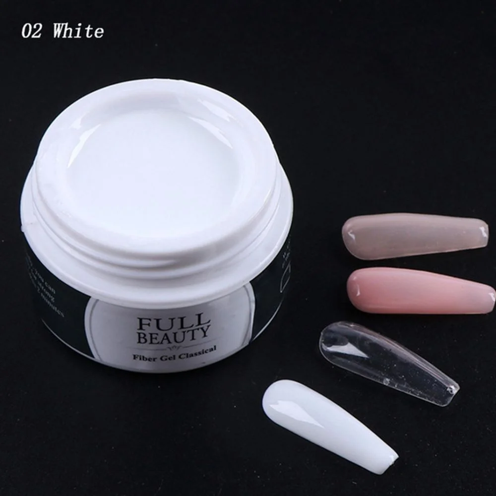 15ml Nail Extension Gel Acrylic White Clear Quick Building Nails Tips Manicure Nail Tools Finger Prolong Form Tips-Nail Inspo