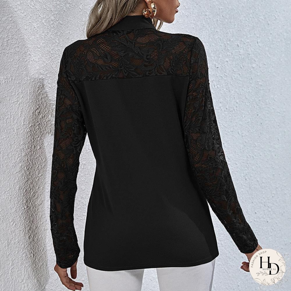 Office Strappy Plain Lady Shirt