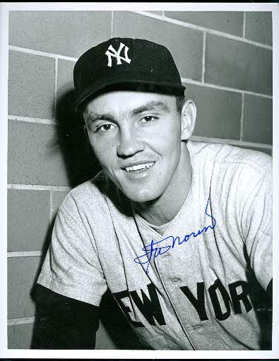 Irv Noren Yankees Autograph 8x10 Photo Poster painting Signed Jsa