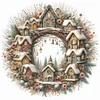 Wreath-14CT Counted Cross Stitch Kit(40x40cm)