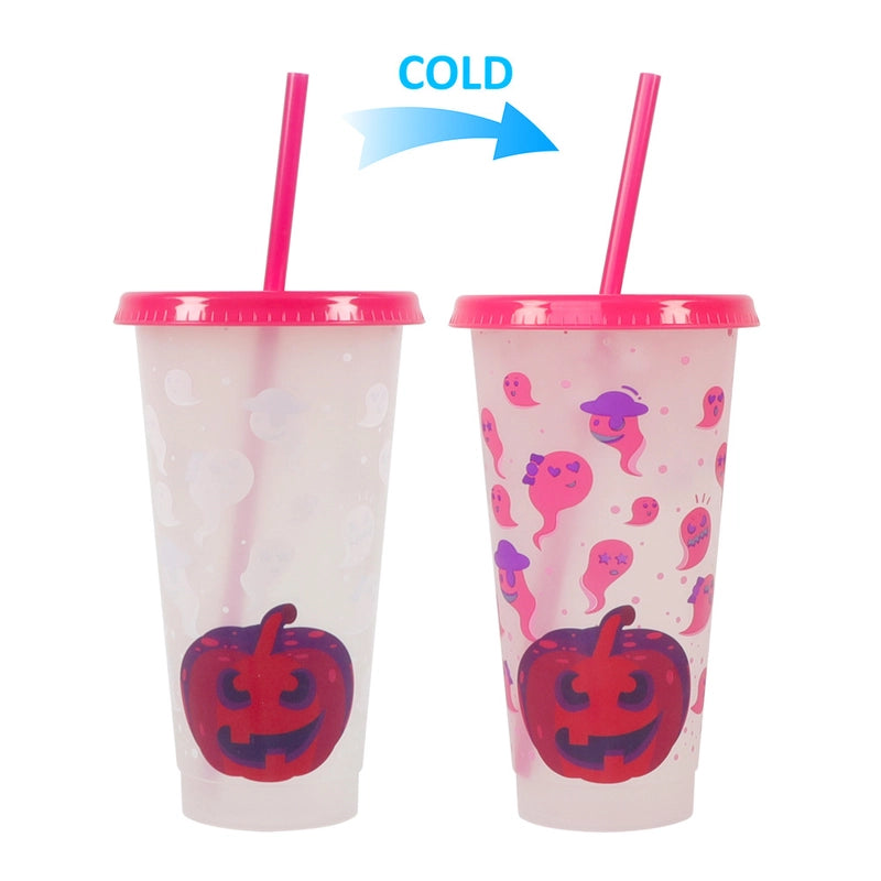Halloween Casual Vacation Solid Color Plastic Water Bottles