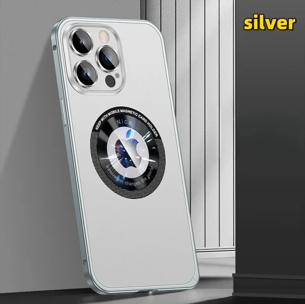 Metal Frame Elastic Buckle iphone All-inclusive Anti-fall Mobile Phone Case