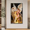 Kit de peinture diamant&eacute;e Angel Full DIY 5D carr&eacute; pour adulte 40*70cm