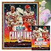 Kansas City Chiefs-11CT Stamped Cross Stitch 50*65cm