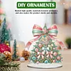 (US Local)Christmas Tree Print DIY Diamond Painting Tabletop Ornaments Decorations