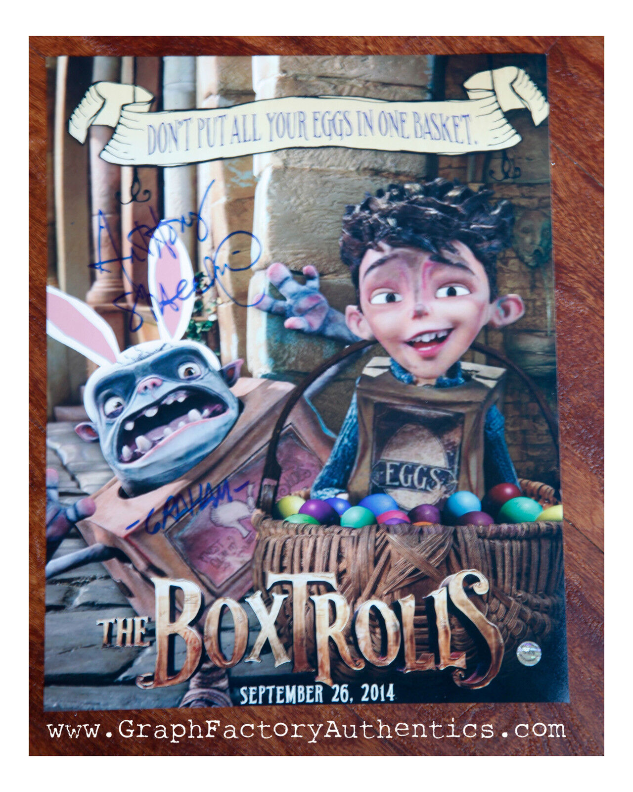 GFA Movie Directors * THE BOXTROLLS * Signed 11x14 Photo Poster painting MH3 COA