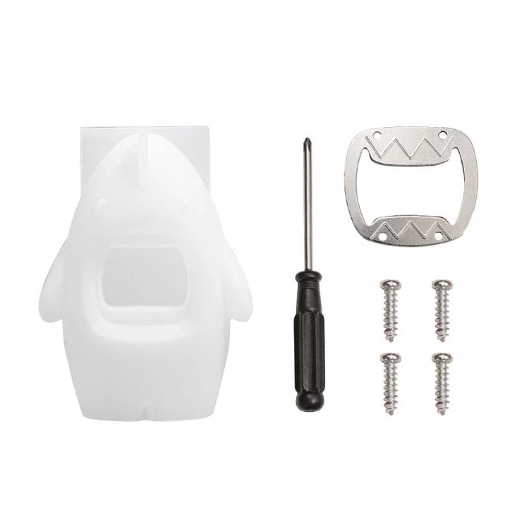 Cute Shark Bottle Opener Resin Mold Material Kit CrazyMold