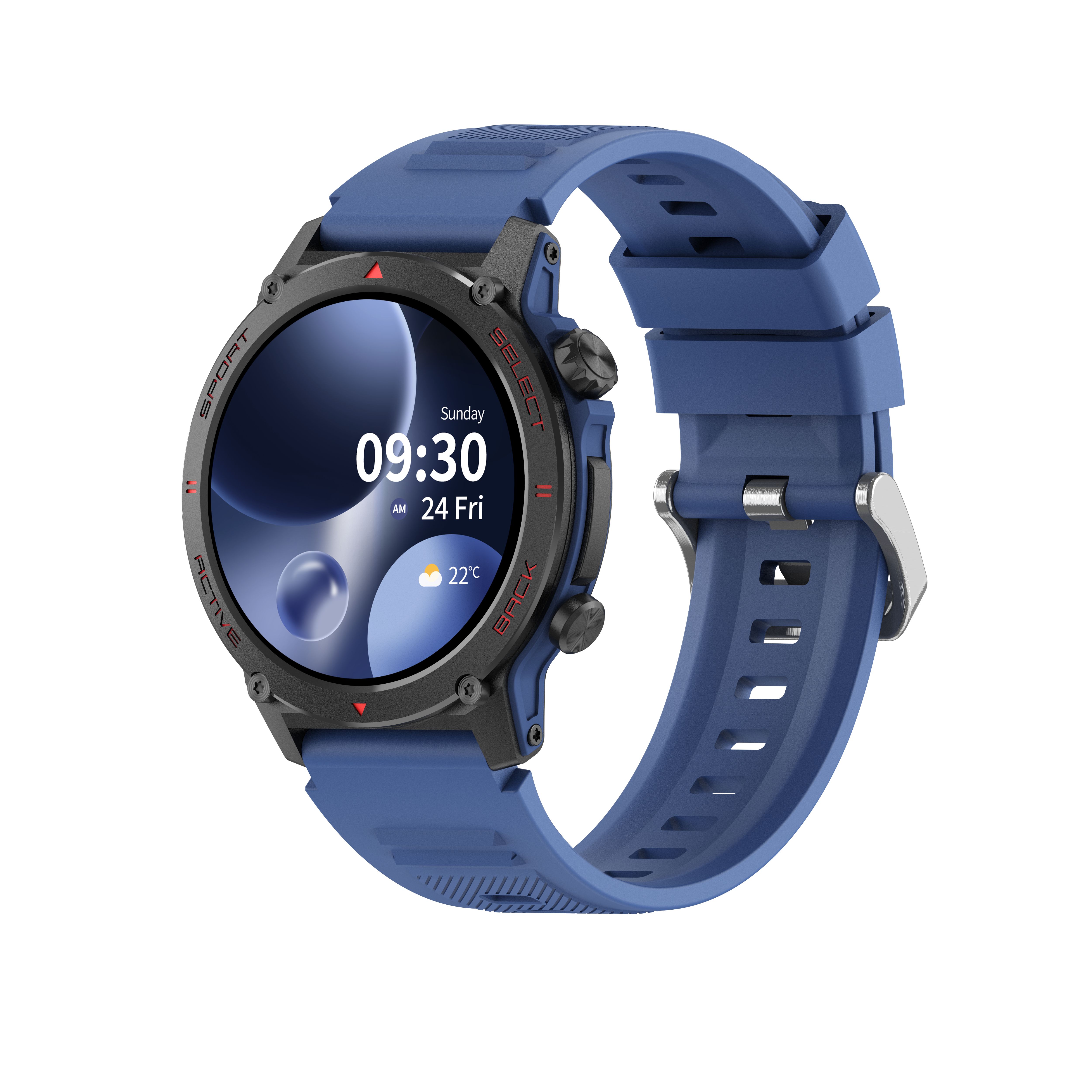 NBX Z136 Sport Smart Watch blue color