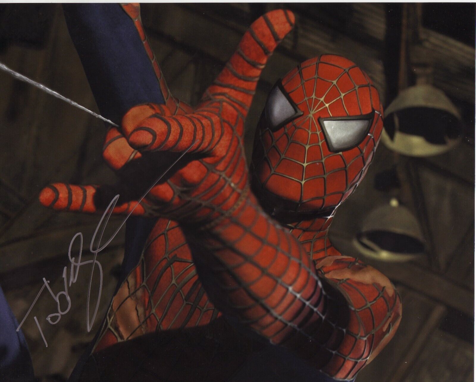 TOBEY MAGUIRE - SPIDERMAN AUTOGRAPH SIGNED PP Photo Poster painting POSTER