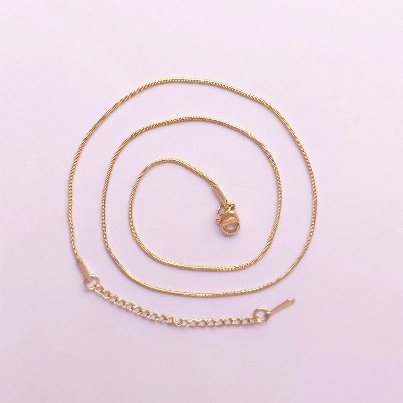 Casual Minimalist Solid Color 201 Stainless Steel Necklace