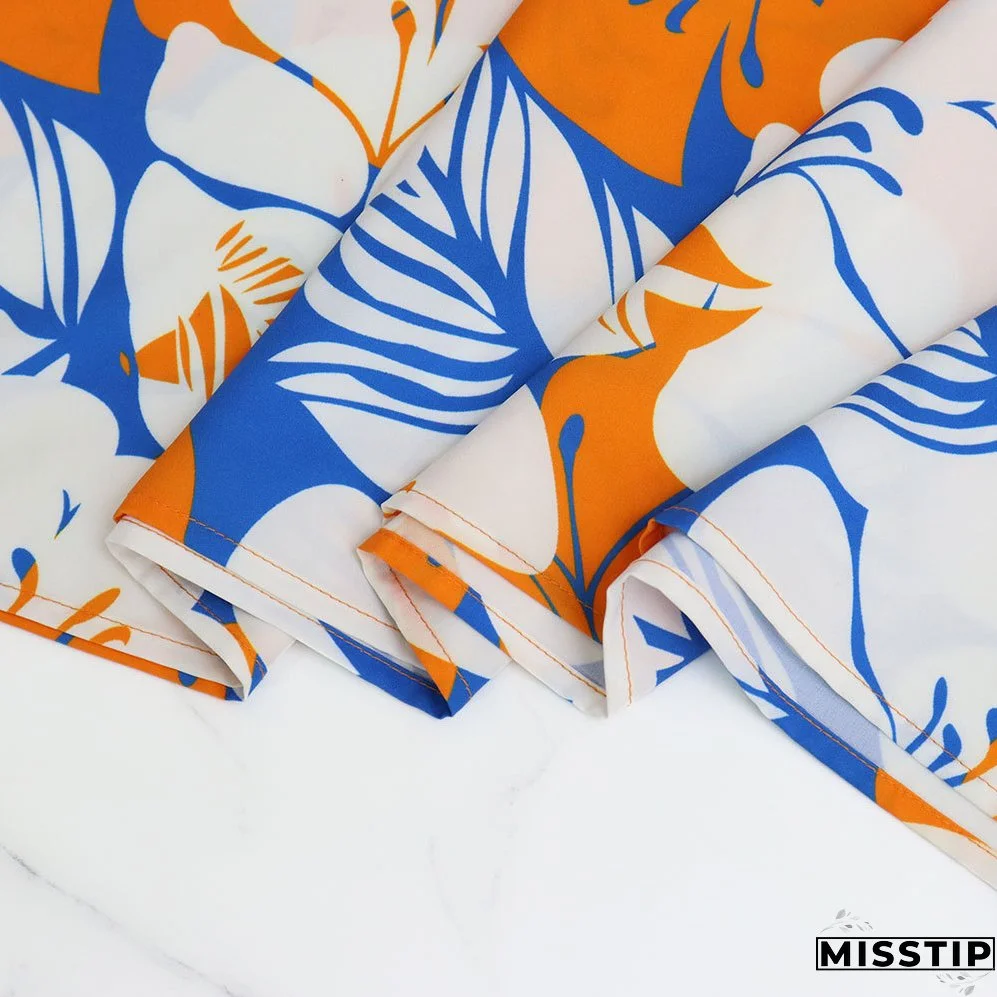 Women Elegant Printed V-Neck Puff Sleeve Patchwork Maxi Dress