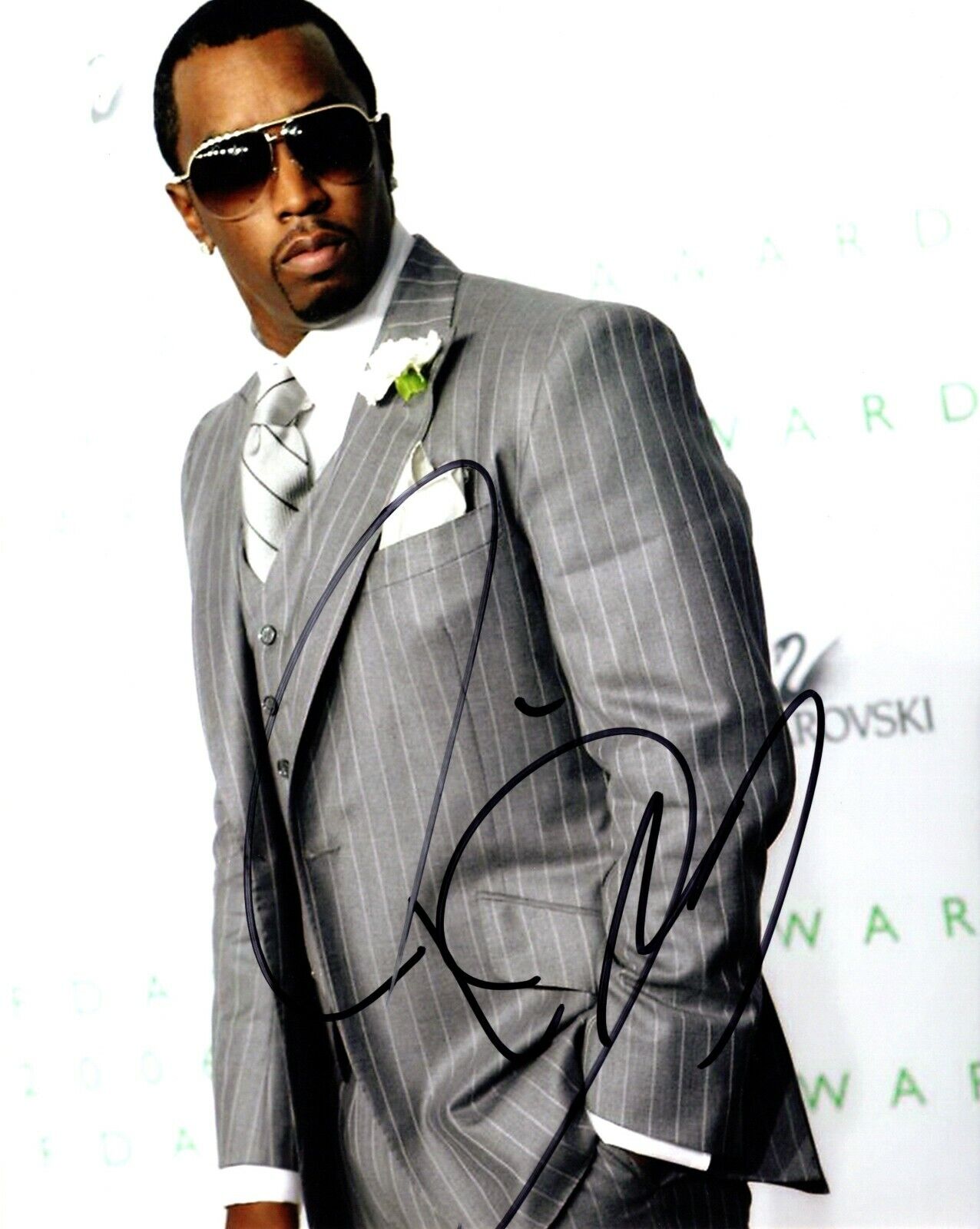 Sean Combs - P Diddy - Puff Daddy Signed - Autographed 8x10 inch Photo Poster painting w/ COA