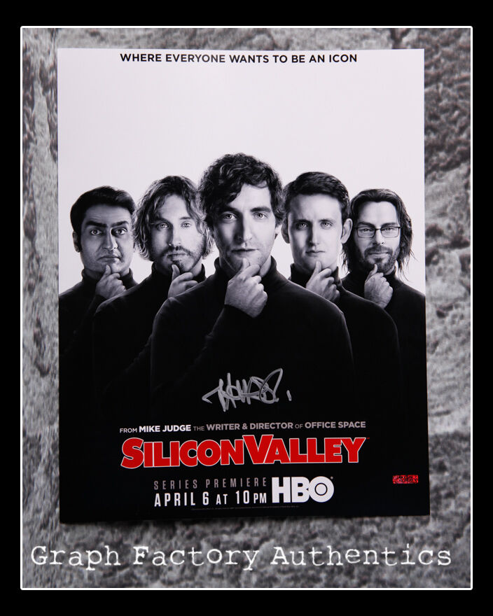 GFA Silicon Valley * THOMAS MIDDLEDITCH * Signed 11x14 Photo Poster painting PROOF COA