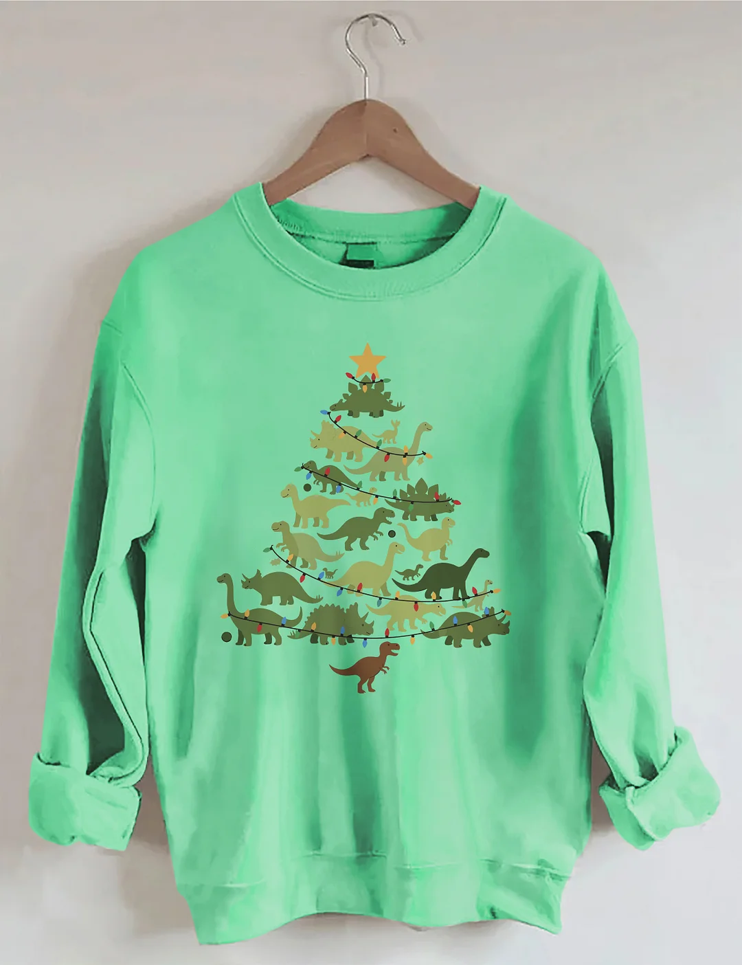 Dinosaurs Christmas Tree Sweatshirt