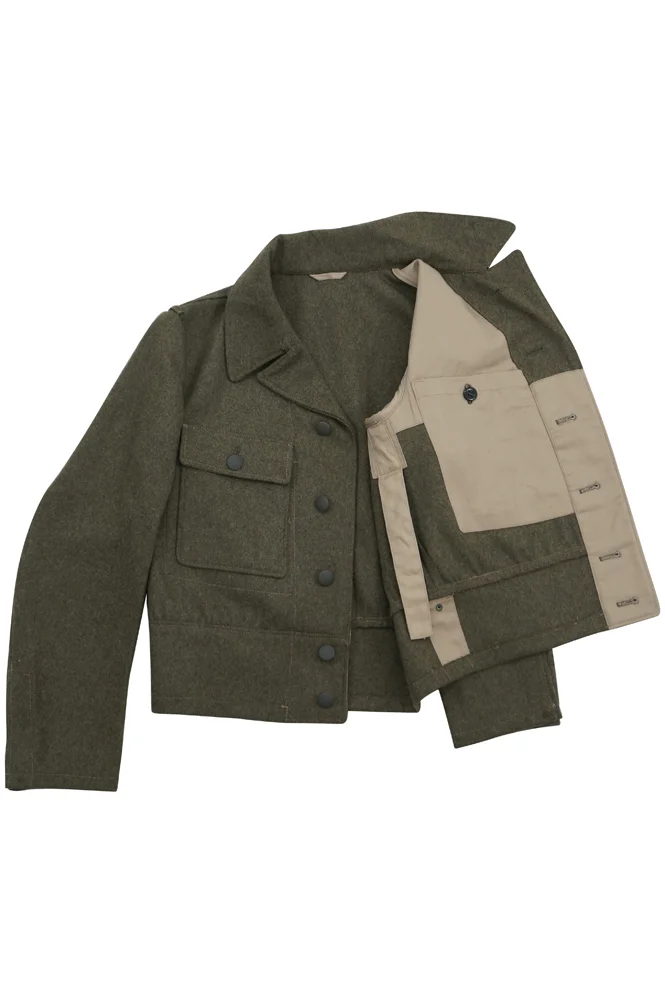   Elite German M1944 EM Brown Wool Tunic Feldbluse German-Uniform