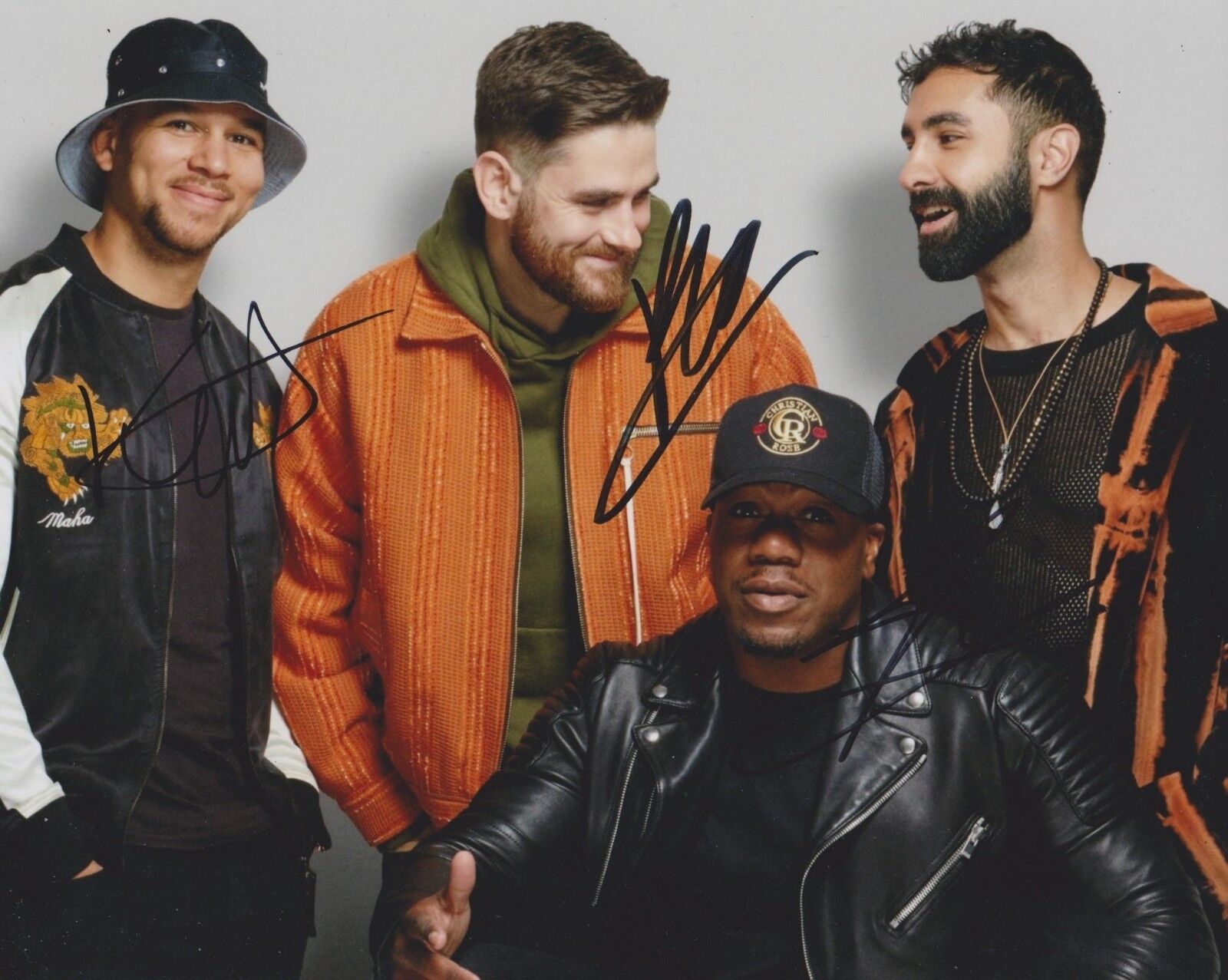 Rudimental Signed 10x8 Photo Poster painting AFTAL *SIGNED BY 3*