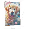 (40*60cm)Puppy - Full Round Drill Diamond Painting