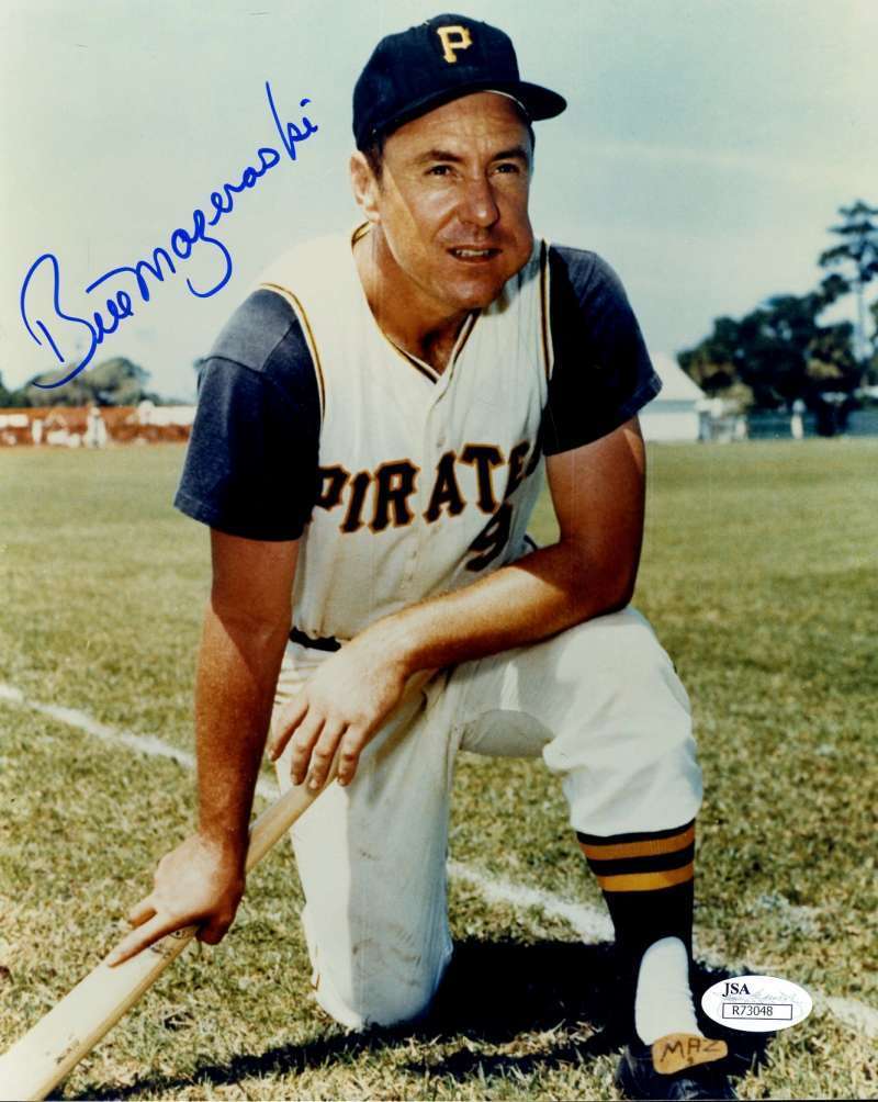 Bill Mazeroski Jsa Certified Authentic Hand Signed 8x10 Photo Poster painting Autograph