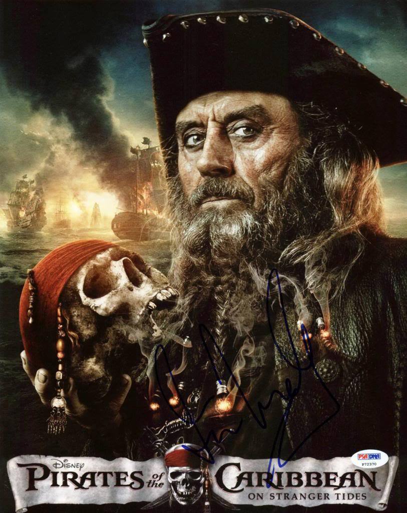 Ian Mcshane Pirates Signed Authentic 11X14 Photo Poster painting Autographed PSA/DNA #P72370