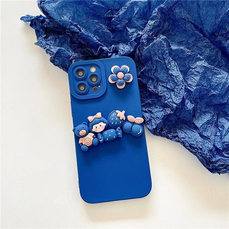 Cute 3D Cartoon Cherry Girl Phone Case For Huawei Honor 10i 8X 9X Nova 3i 5T Mate 20 P30 Pro P40 Lite Y6 Y9 Prime 2019 Y9S Y7A