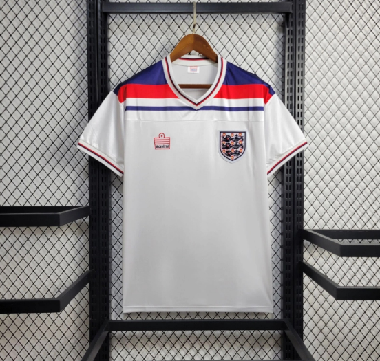 Retro England 1982 Home Football T-Shirt Thai Quality