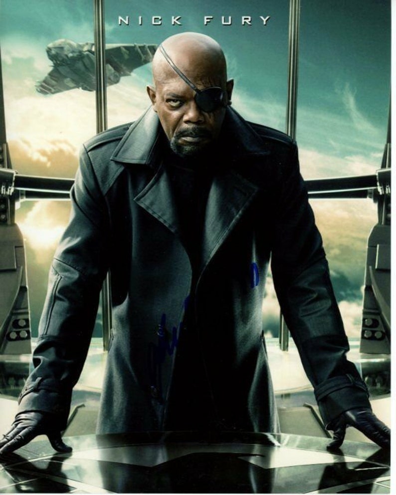 Samuel l. jackson signed autographed the avengers nick fury Photo Poster painting