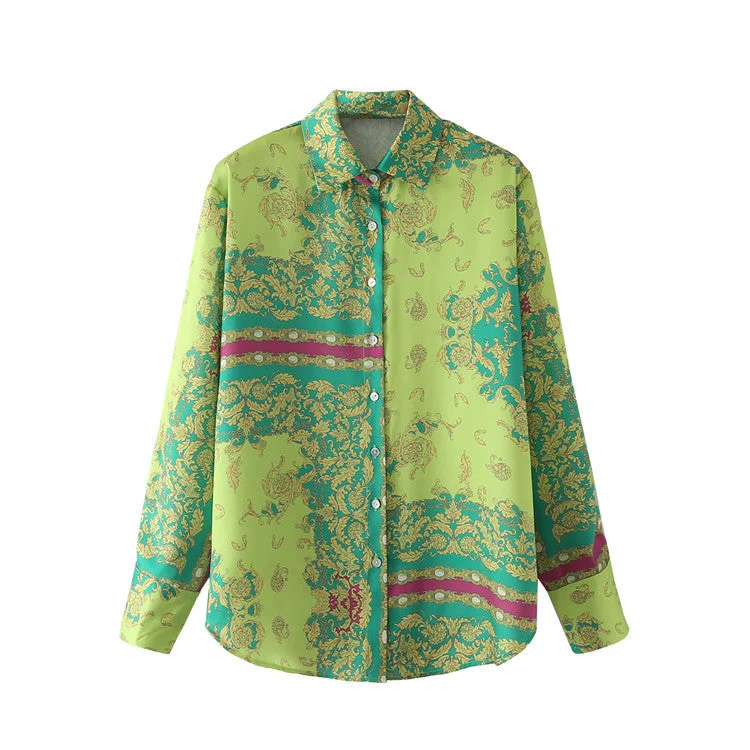Exotic Style Printed Shirt and Bottom