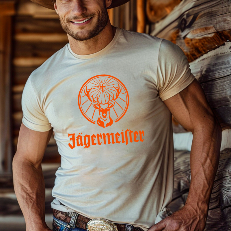Casual Cowboy Tee With Honeybee Graphic Design / TECHWEAR CLUB / Techwear