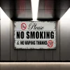 No Smoking & No Vaping - Vintage Metal Signs(12*16Inch) - Warning