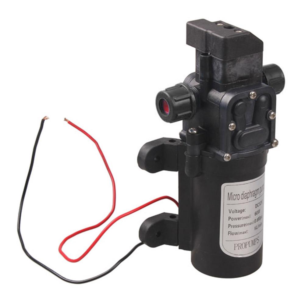 

DC 12V 60W High Pressure Micro Diaphragm Water Pump Automatic Switch 5L/min, 501 Original