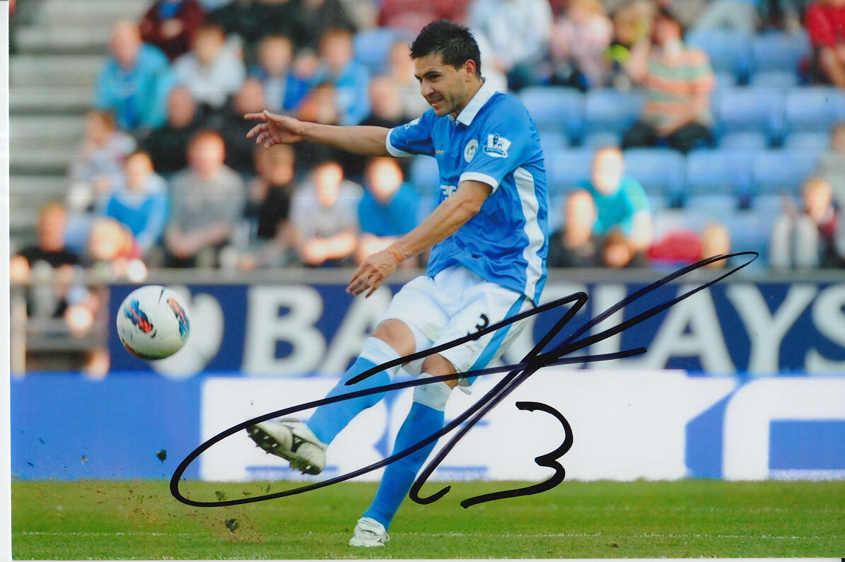 WIGAN HAND SIGNED ANTOLIN ALCARAZ 6X4 Photo Poster painting.