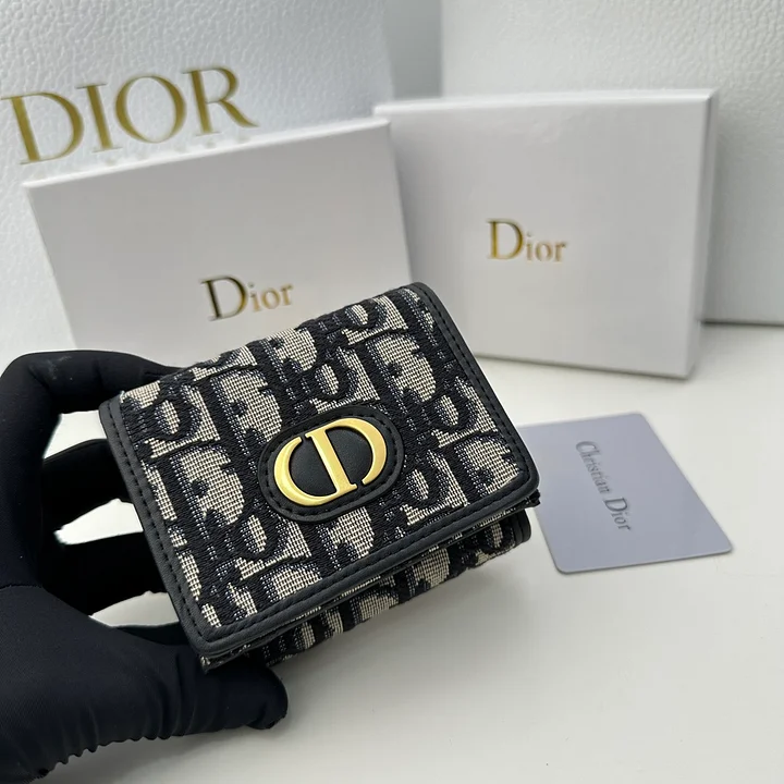 DIOR】ディオール オブリーク 30 MONTAIGNE コンパクト財布