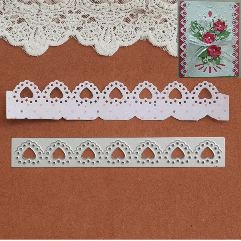 Lace wave Metal Cutting Dies Paper Cut Card Making Template for DIY Scrapbooking Decorative Craft Mold stamp and dies
