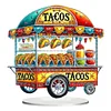 (US Only)2D Flat Print Taco Cart Light DIY Diamond Painting Desktop Decorations