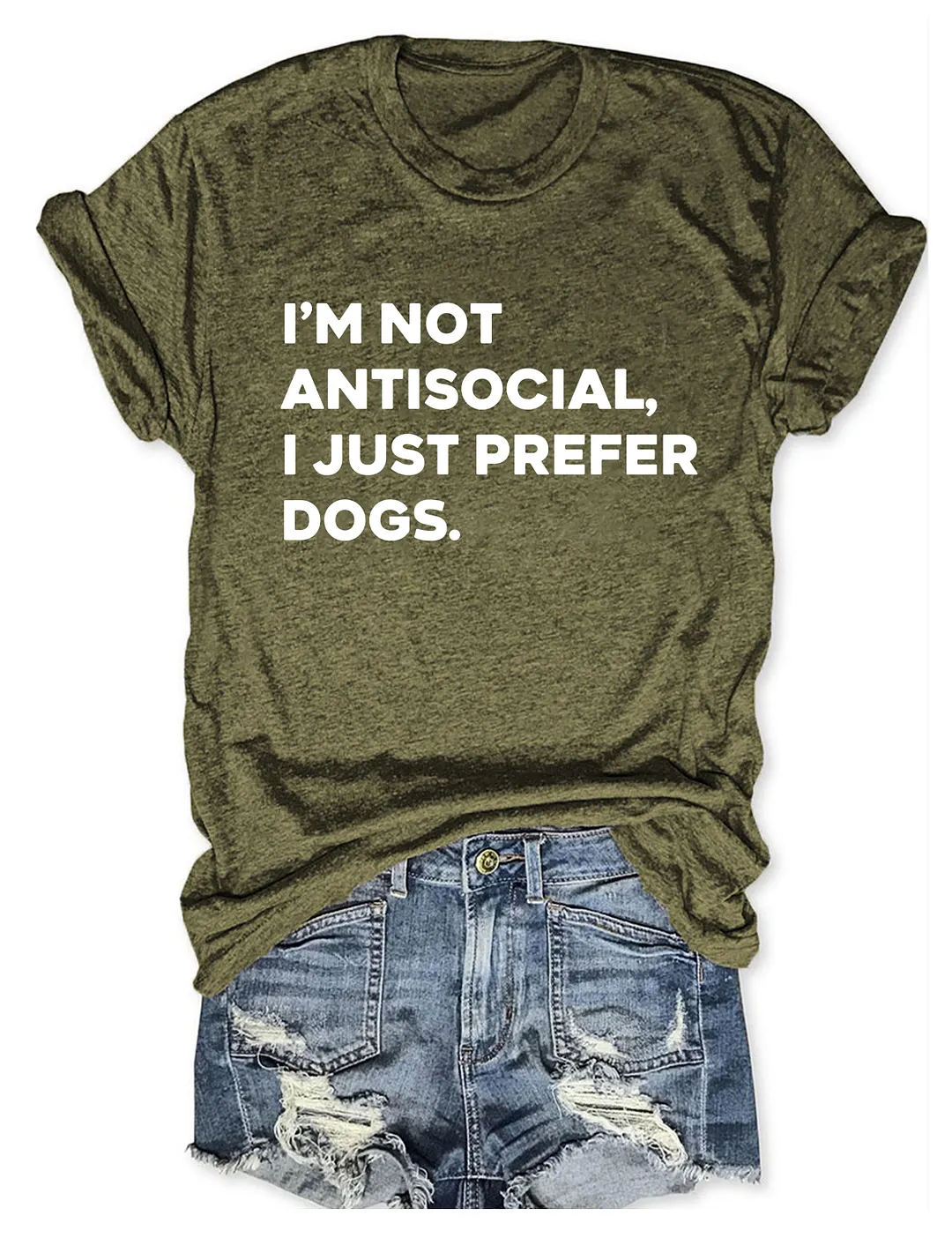 I'm Not Antisocial I Just Prefer Dogs T-shirt