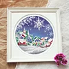 Stamped Cross Stitch-Winter Scenery(35*35cm)