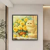 (US Only)Cat Printed Cross Stitch Kit 61x61cm DIY 14CT Thread Art Needlework Home Decor