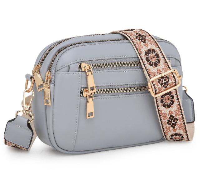 🔥Handmade Colorful Straps Crossbody Leather Bags & Purse💖