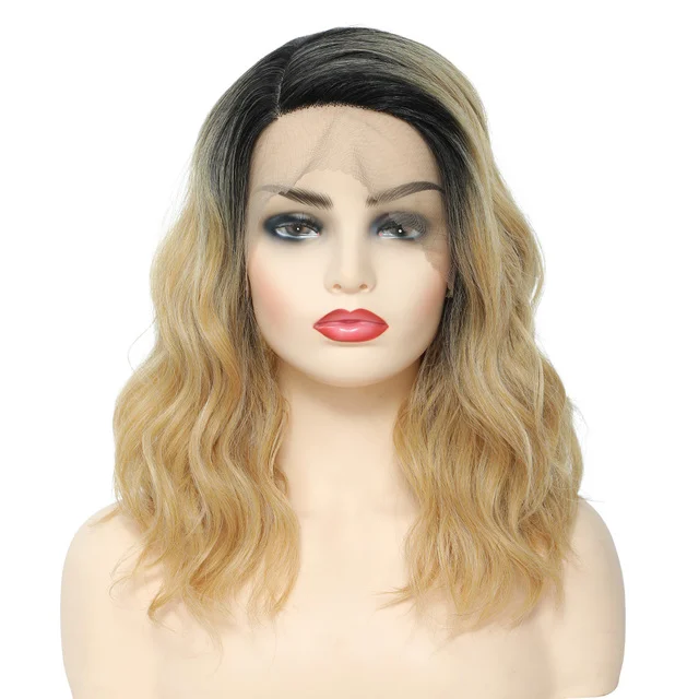 Jewtribute Hair®|Short Ombre Brown Blonde Natural Wave