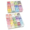Multi-Color Embroidery Yarn with Transparent Storage Box Cross Stitch Supplies Sewing Embroidery Thread Set for Halloween Christmas Mothers Day
