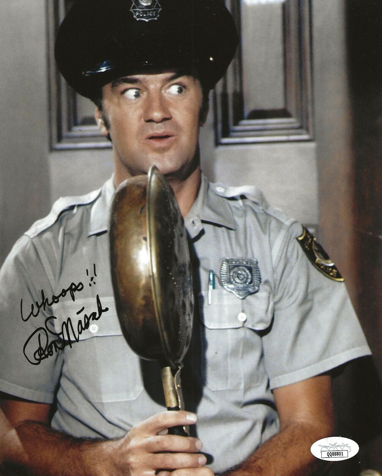 Ron Masak signed Bewitched 8x10 Photo Poster painting autographed JSA