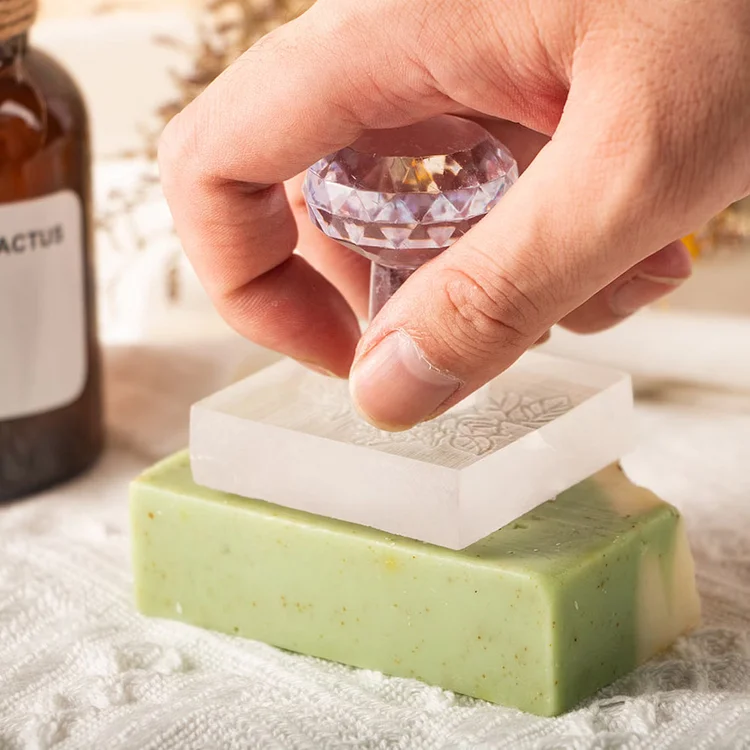 Custom Your Logo Stamp, Acrylic Stamp for Soap, Clay Signature, Personalized Pottery Stamp