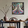 Girl In A Gorgeous Dress-Full Round Diamond Painting 40*40CM