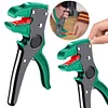 Duckbill Type Decrustation Plier Adjustable Wire Stripper Cutter for Flat Wire